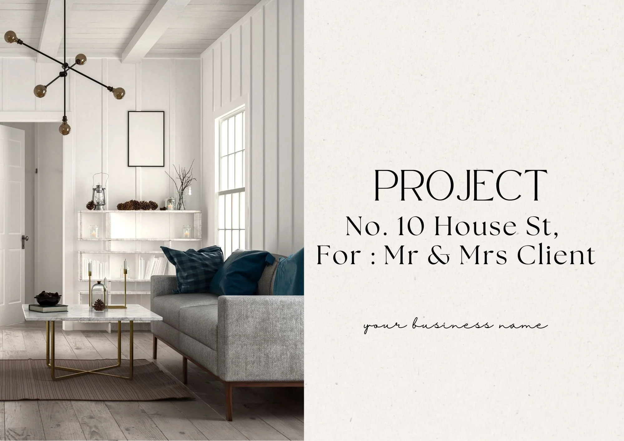 Product & Selections Schedule (interior)