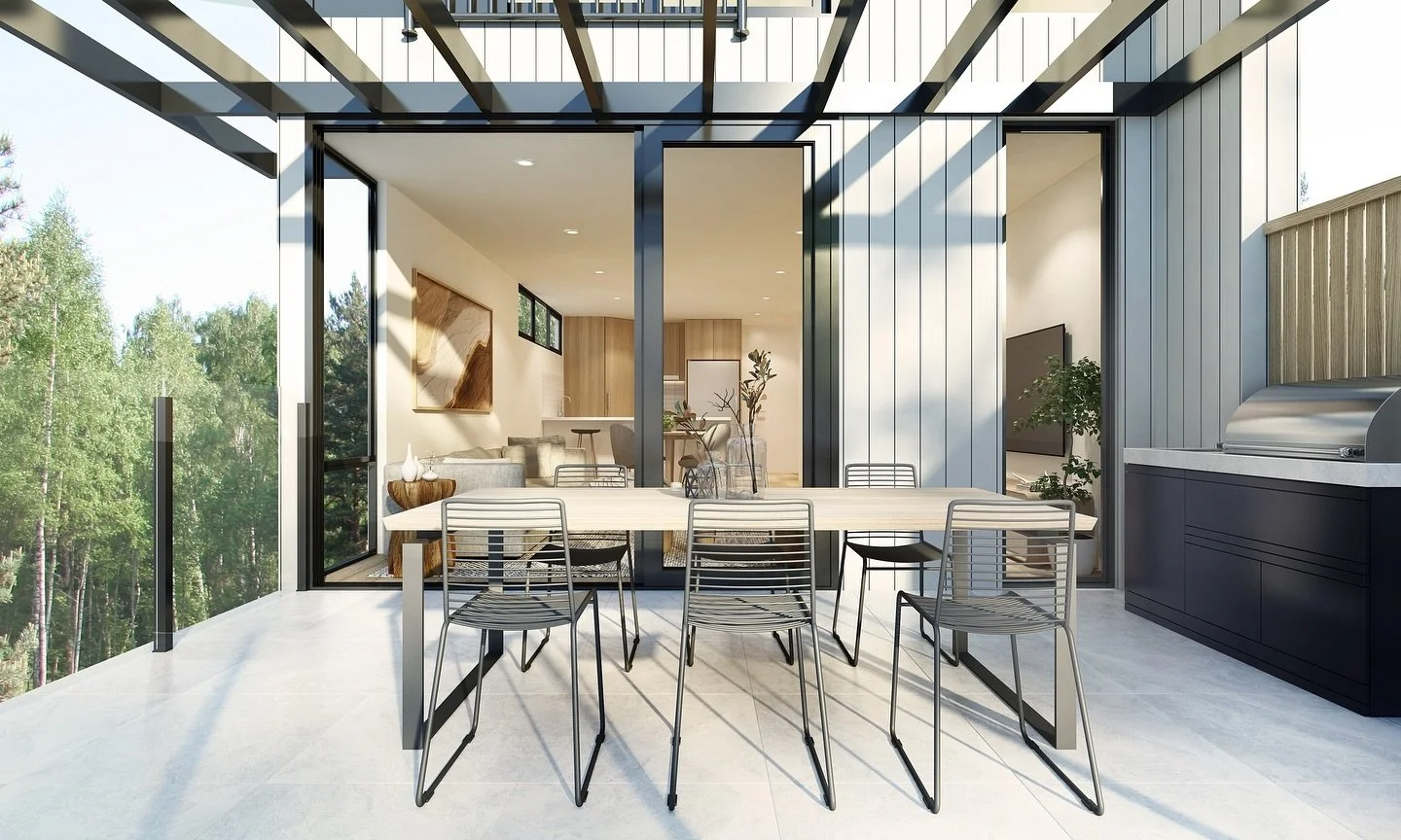 Perfect for Entertaining! 🍽️✨

Step into your new outdoor oasis at Blossom Grove. This stunning patio features a built-in BBQ, ideal for entertaining family and friends. Enjoy the seamless indoor-outdoor living with premium finishes and a spacious d