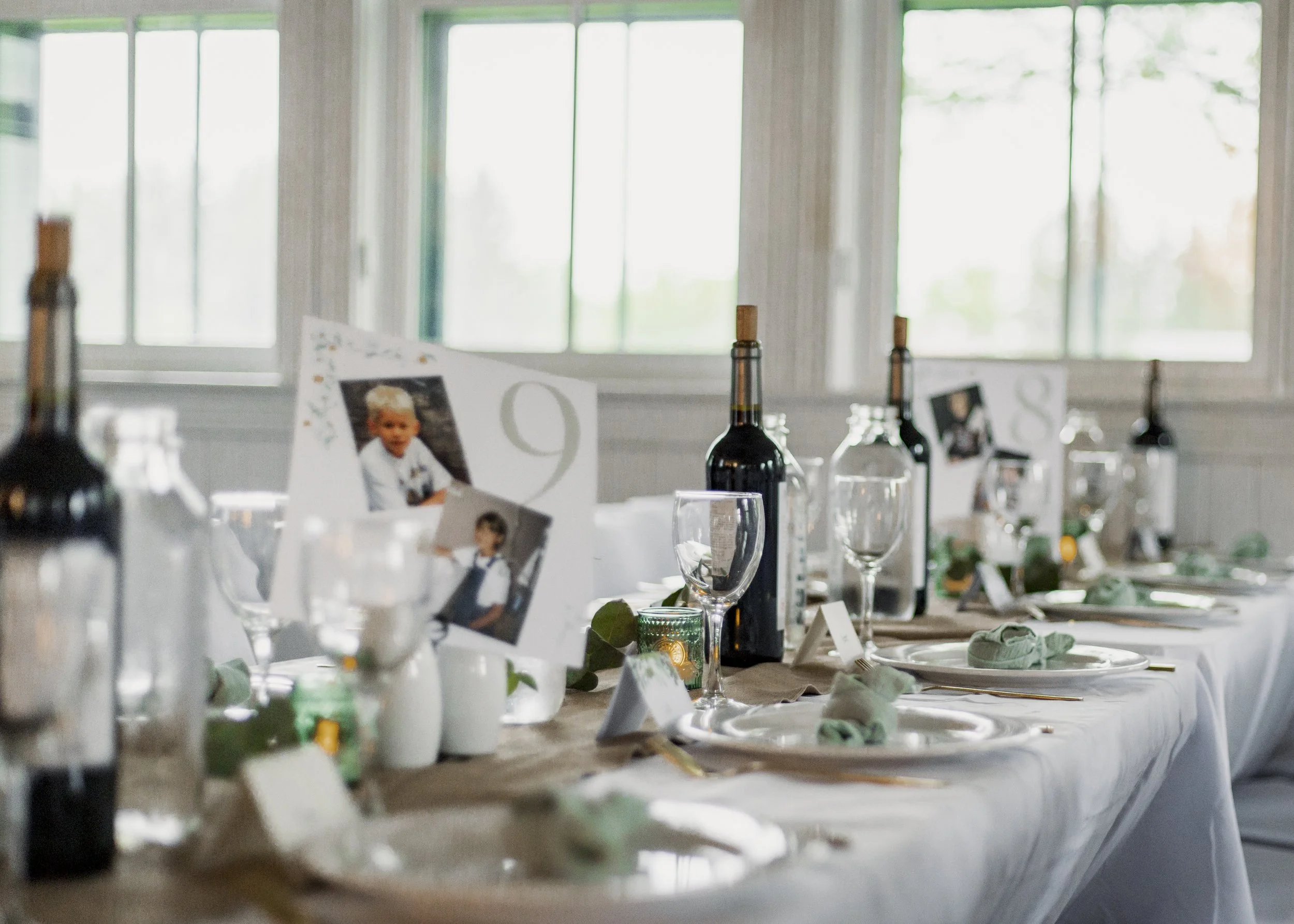 Photographie de table de mariage