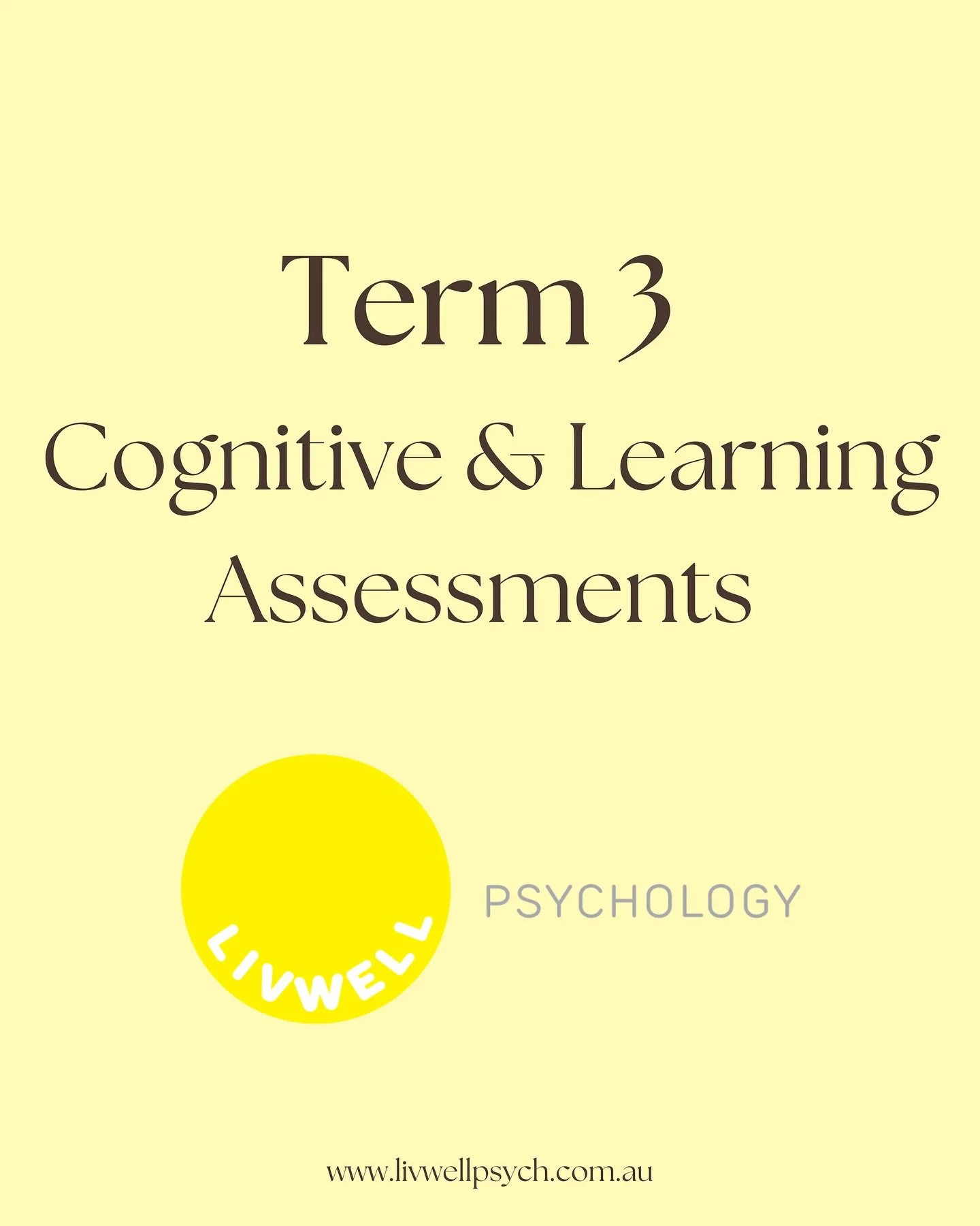 Bookings are now available for assessments in Term 3 to explore learning difficulties with school age children! 
Understanding your child’s strengths and weaknesses can help support them to reach their personal best in and outside of the class