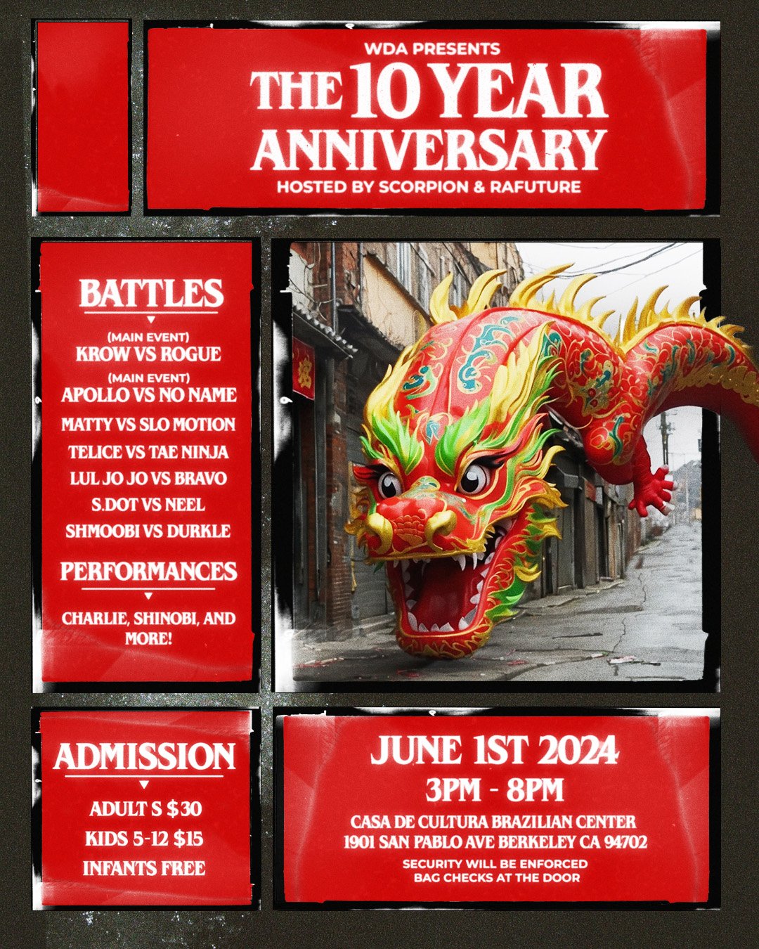WDA PRESENTS THE 10 YEAR Anniversary!