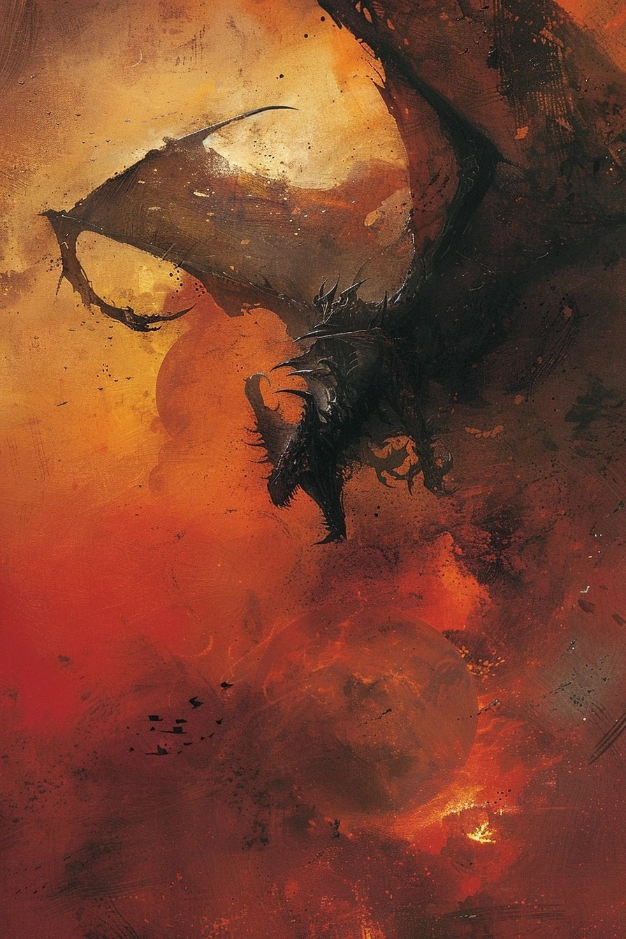 QT your Dragon art The Dive