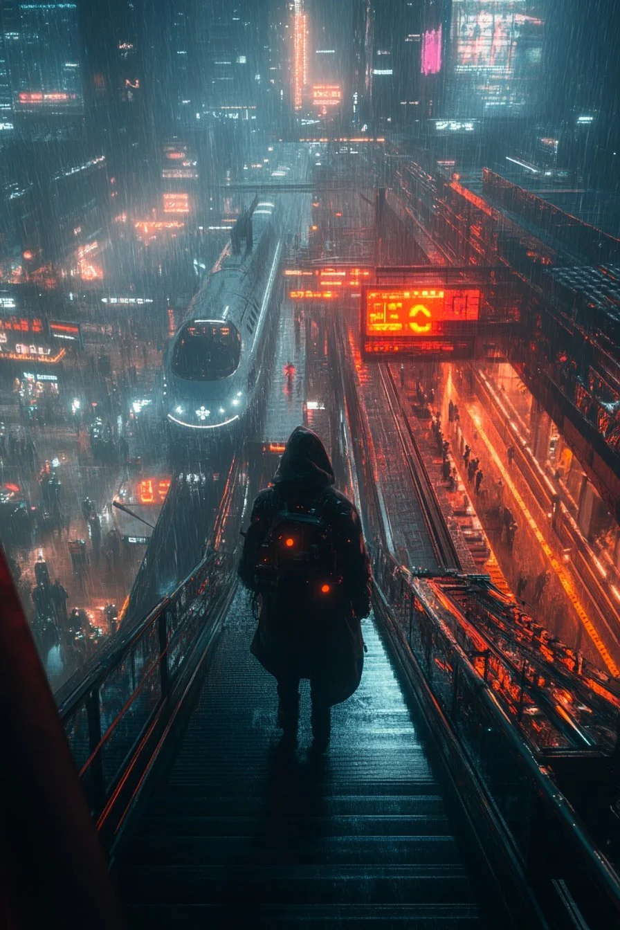 QT with your Train Station art