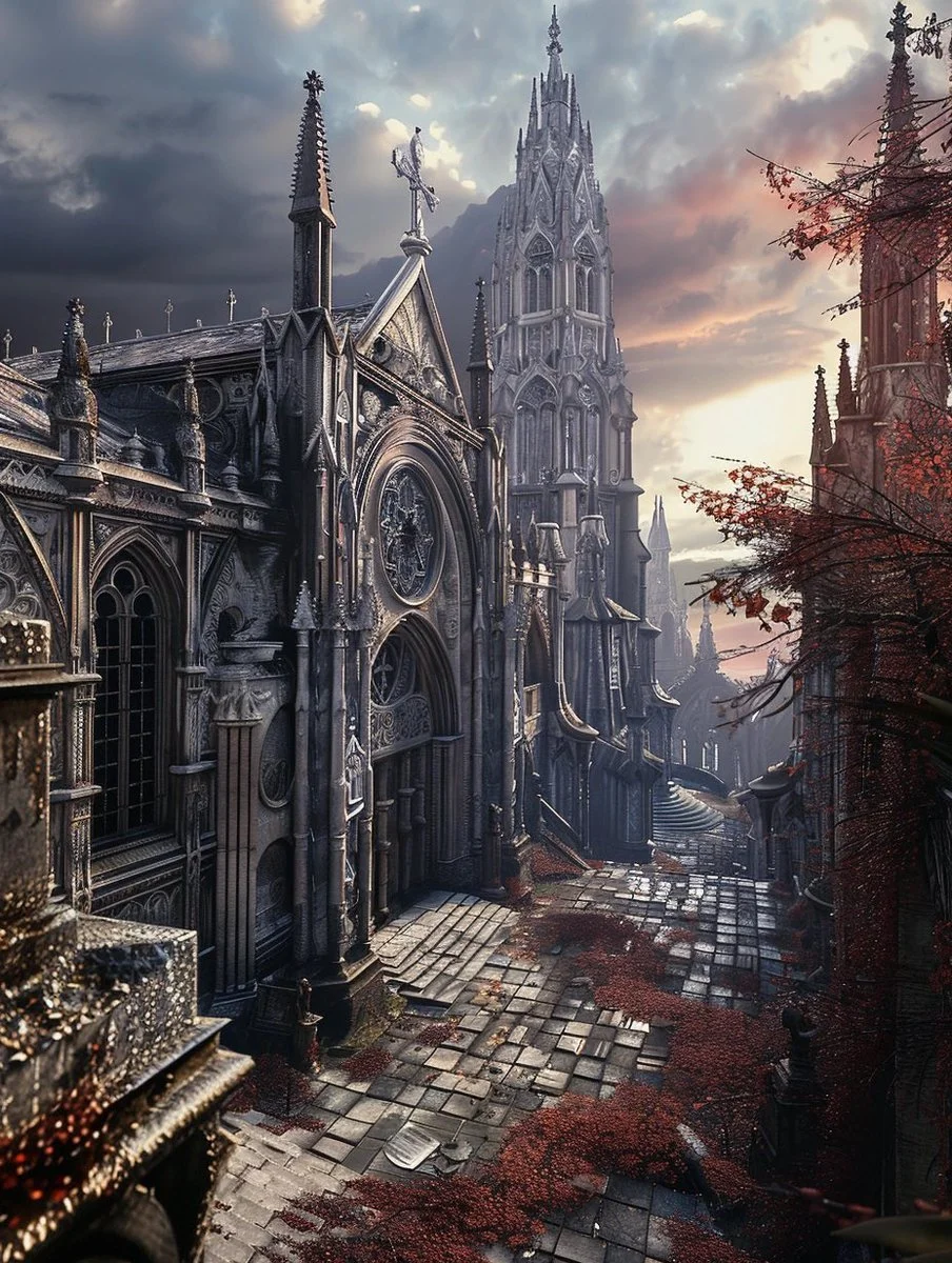 Bluebeard’s Chapel in the foreground. A Tower full of dark secrets in the background.
