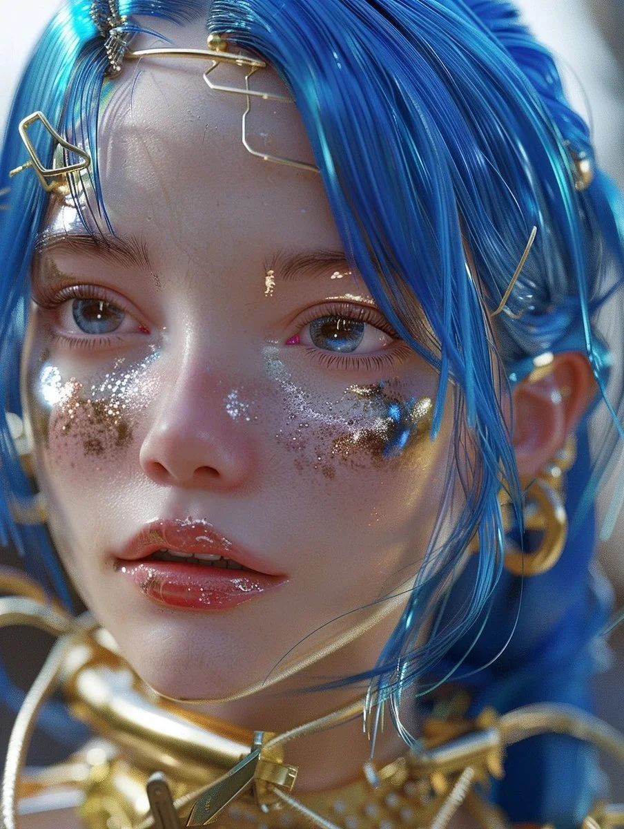 QT your Blue art of the day