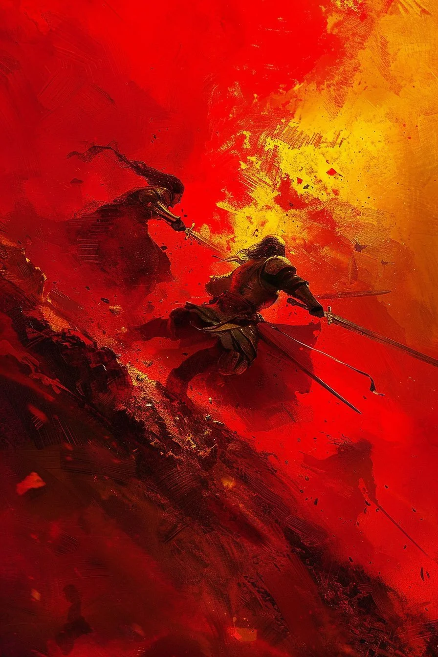 QT with your Red art  Elrica, aka Flamebringer