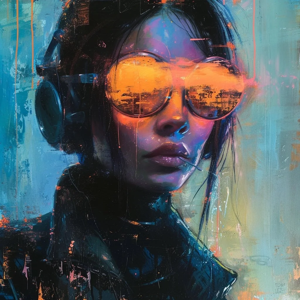 QT your Sunglasses art