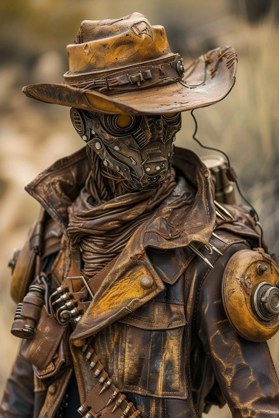 Dystopian Cowboy looking for a Horse (II)