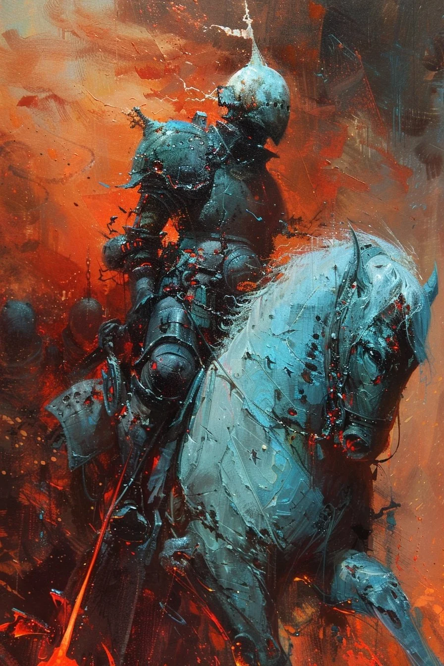QT with your Horseman art Knight of Chaos