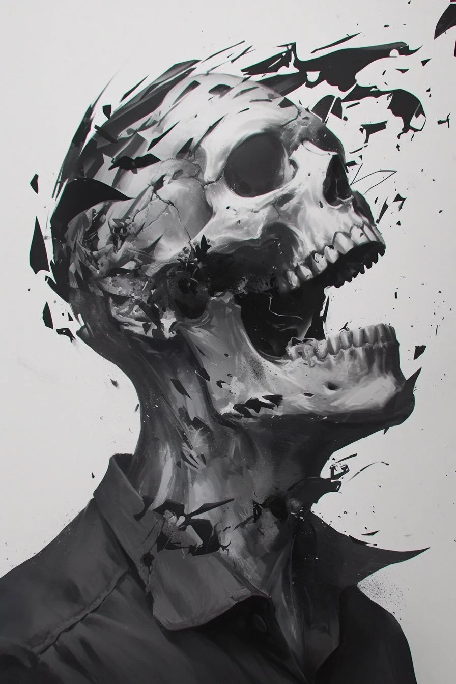 QT Your Skull art Skulled