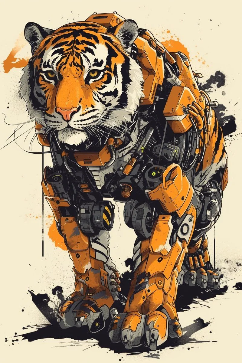 Enhanced QT your Tiger art