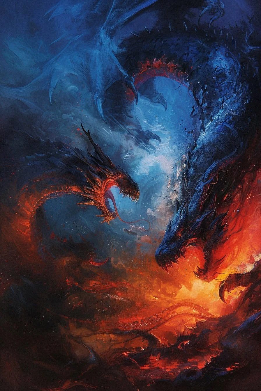 QT your Dragon Art Advanced Foes