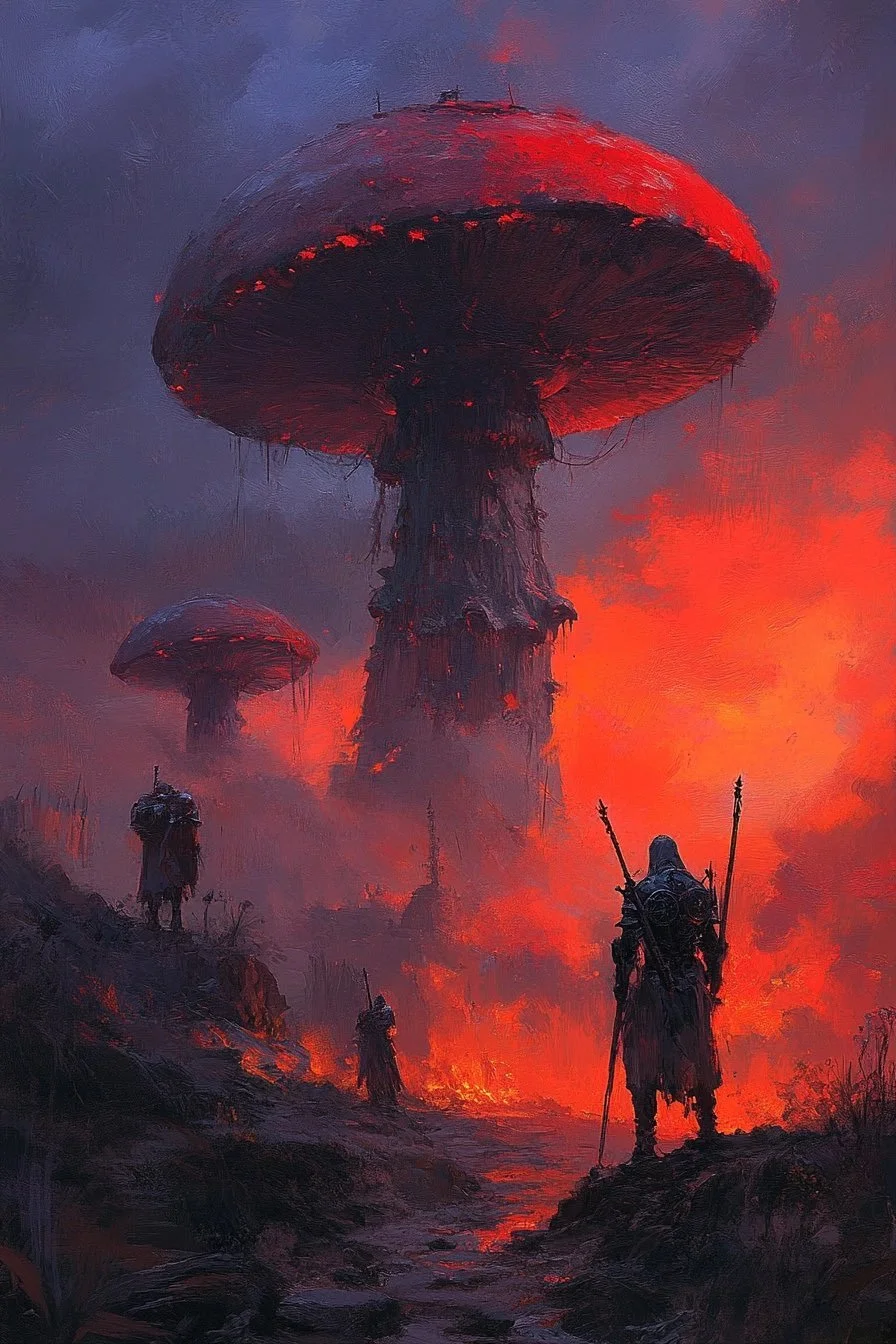 QT your Mushroom Art