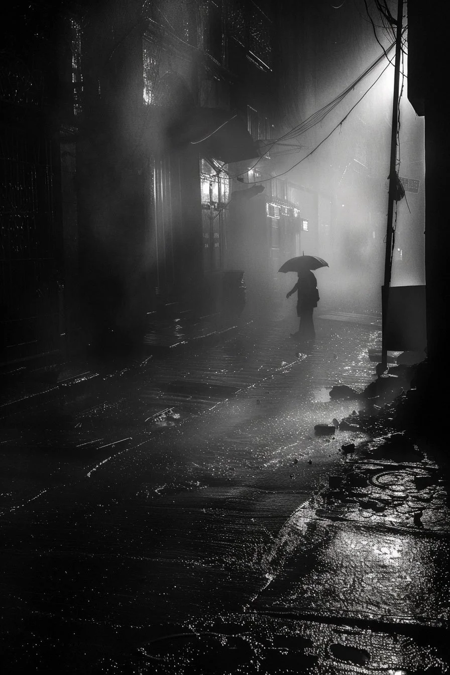 QT with some B&W art Back Alley Noir