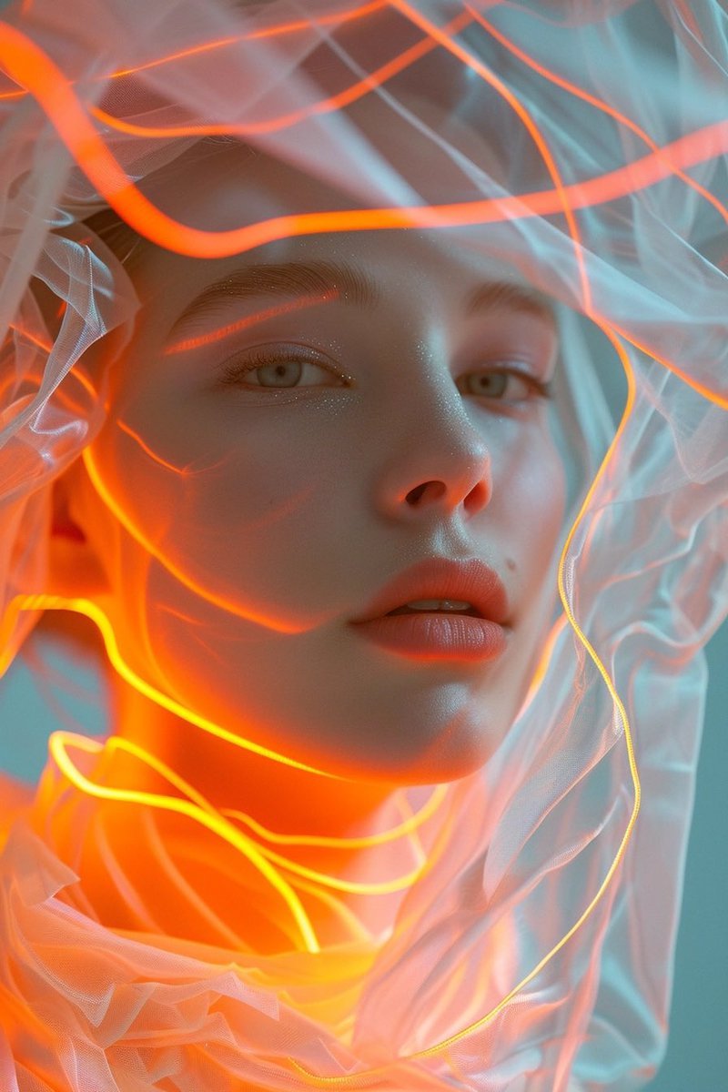 Softly QT your Orange Portrait art