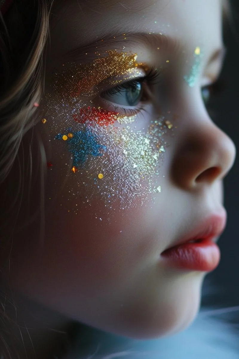 French Soccer Fan QT your Glitter art