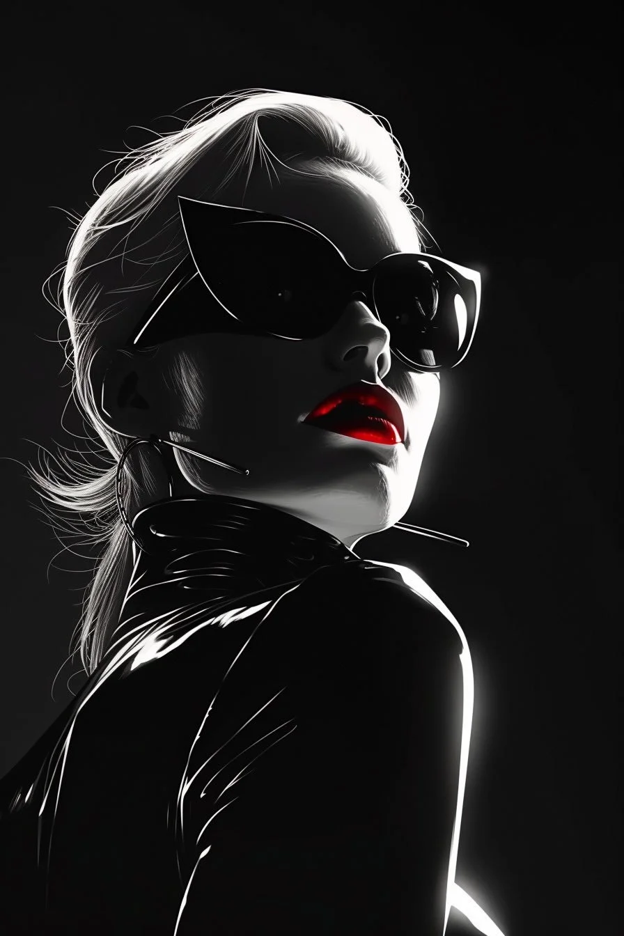 QT with your Sunglasses art