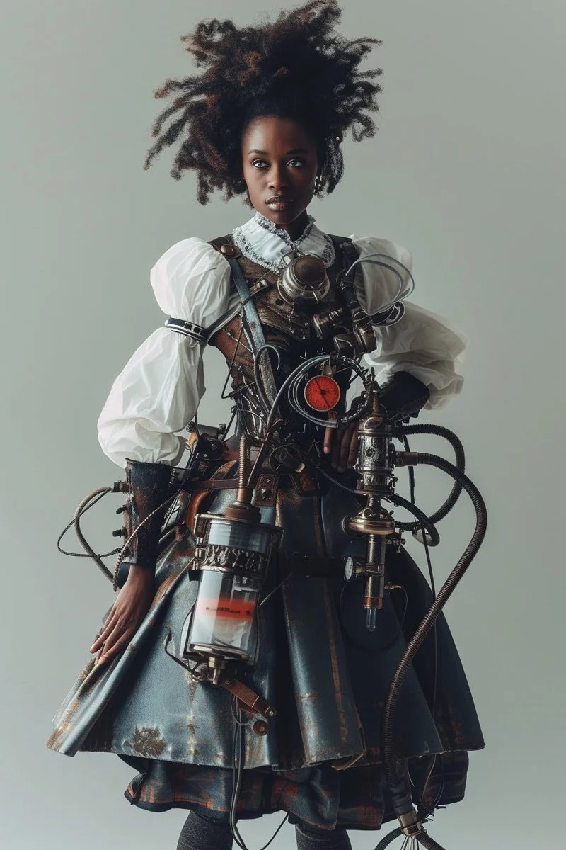 Two mad scientist women (1 of 2)