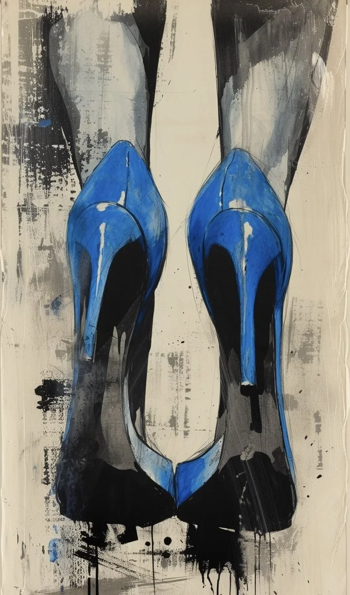 The Blue Shoes (Entry 2 - Pop Art Challenge Winning Entry)