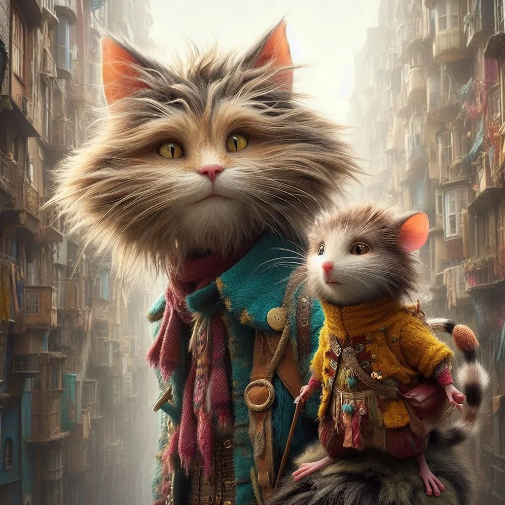 QT with your Mouse and Cat art