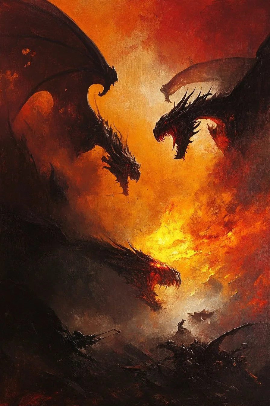 QT your Dragon Art Trapped