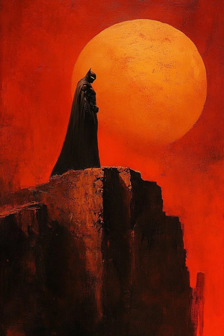 QT with your Red art Desert Vigilante