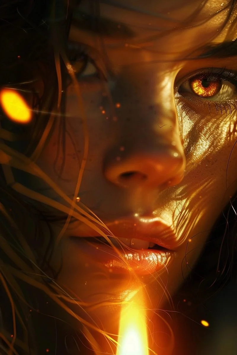 QT your Glowing Eyes Art