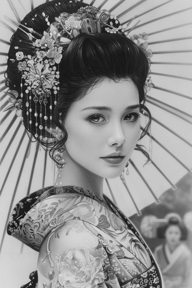 QT your Geisha art