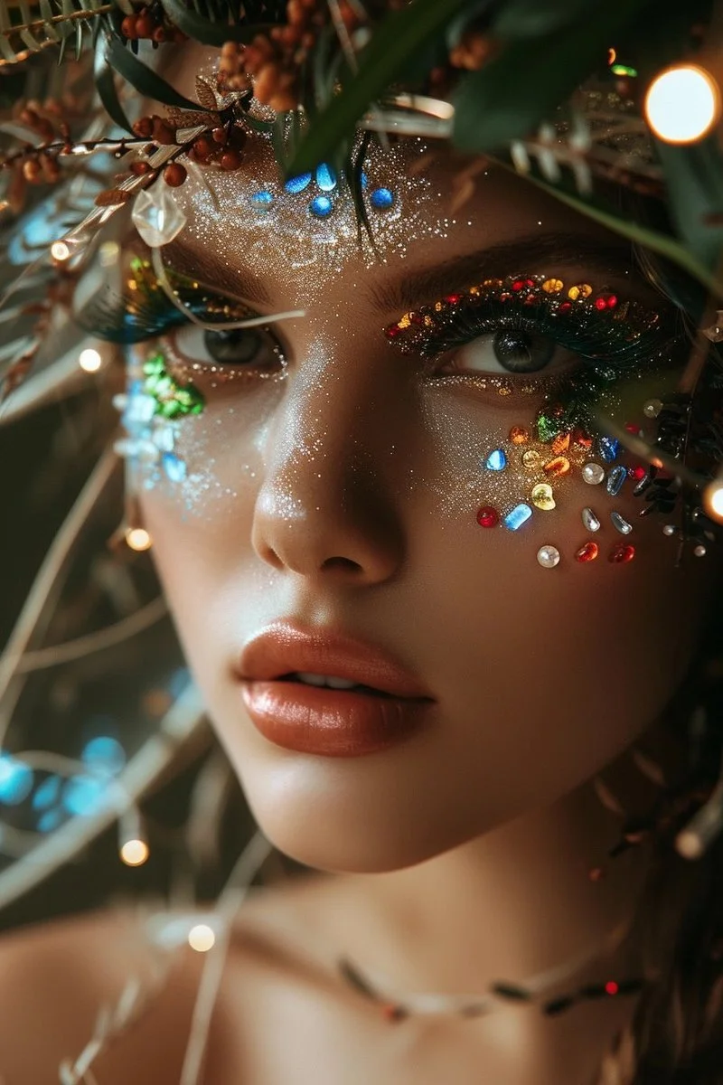 QT your Crystal Makeup art