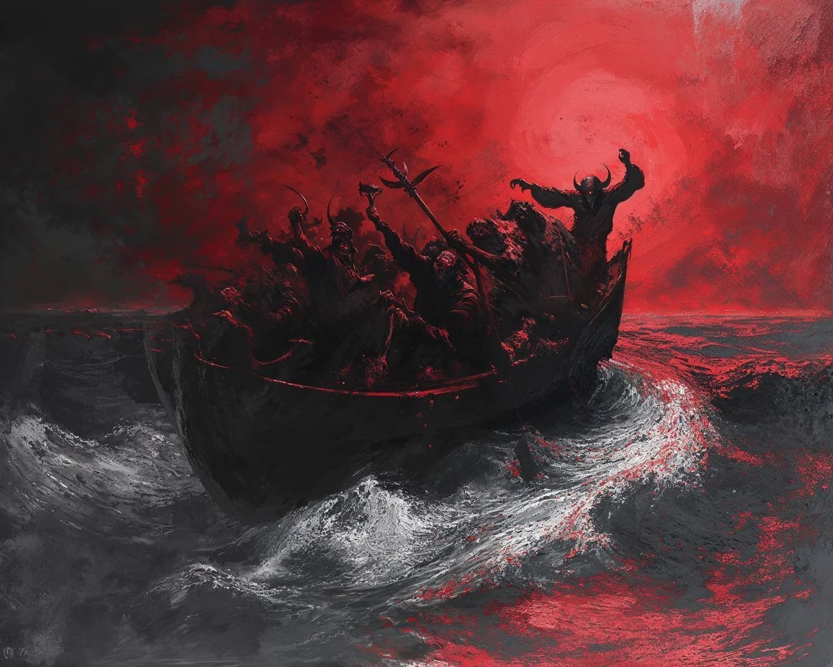 Crossing the River Upscaled with Magnific_AI