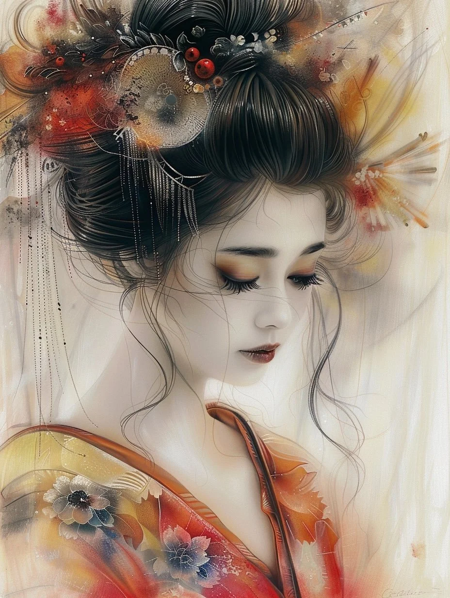 QT your Geisha art