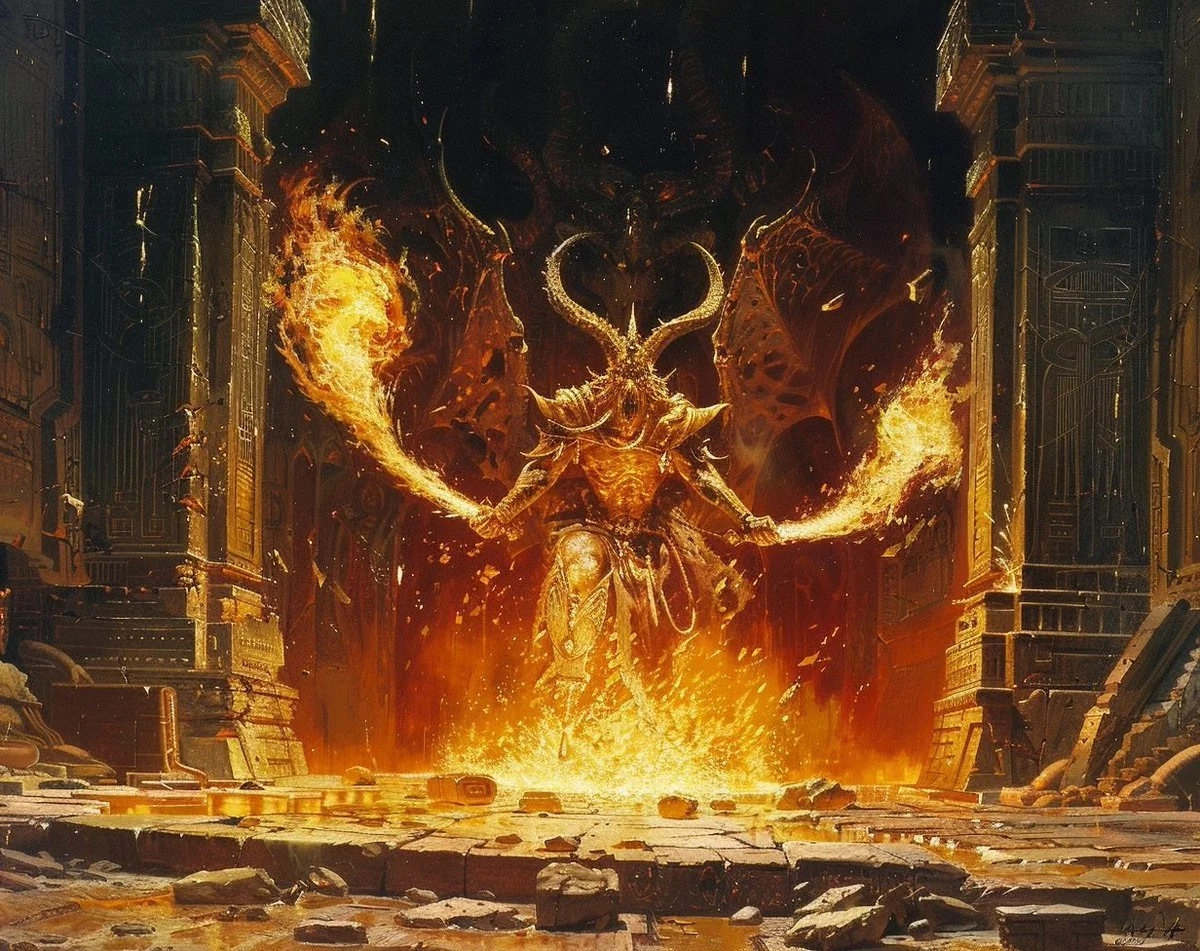What lurks behind the Flame Knight