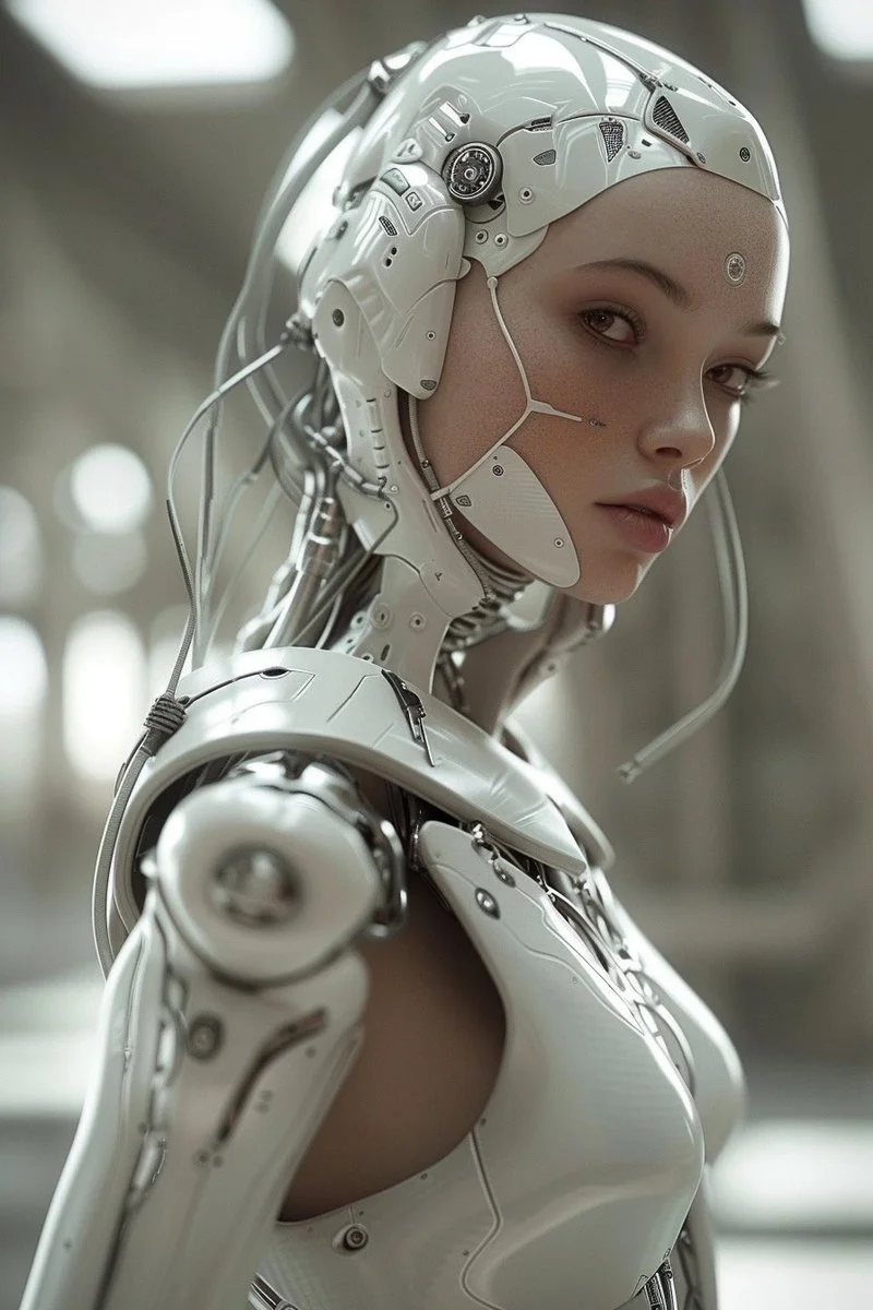 QT your White Robotic Suit art