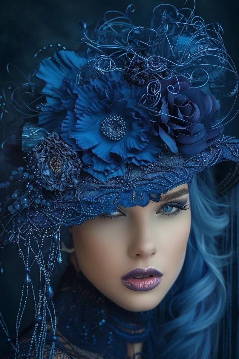 QT your Hat with Flowers art