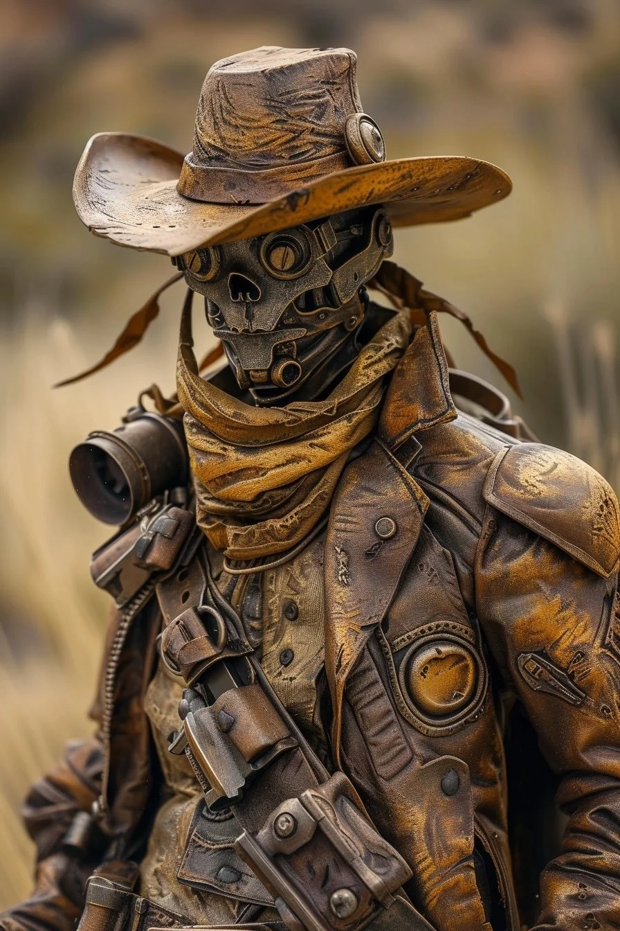 Dystopian Cowboy without a Horse
