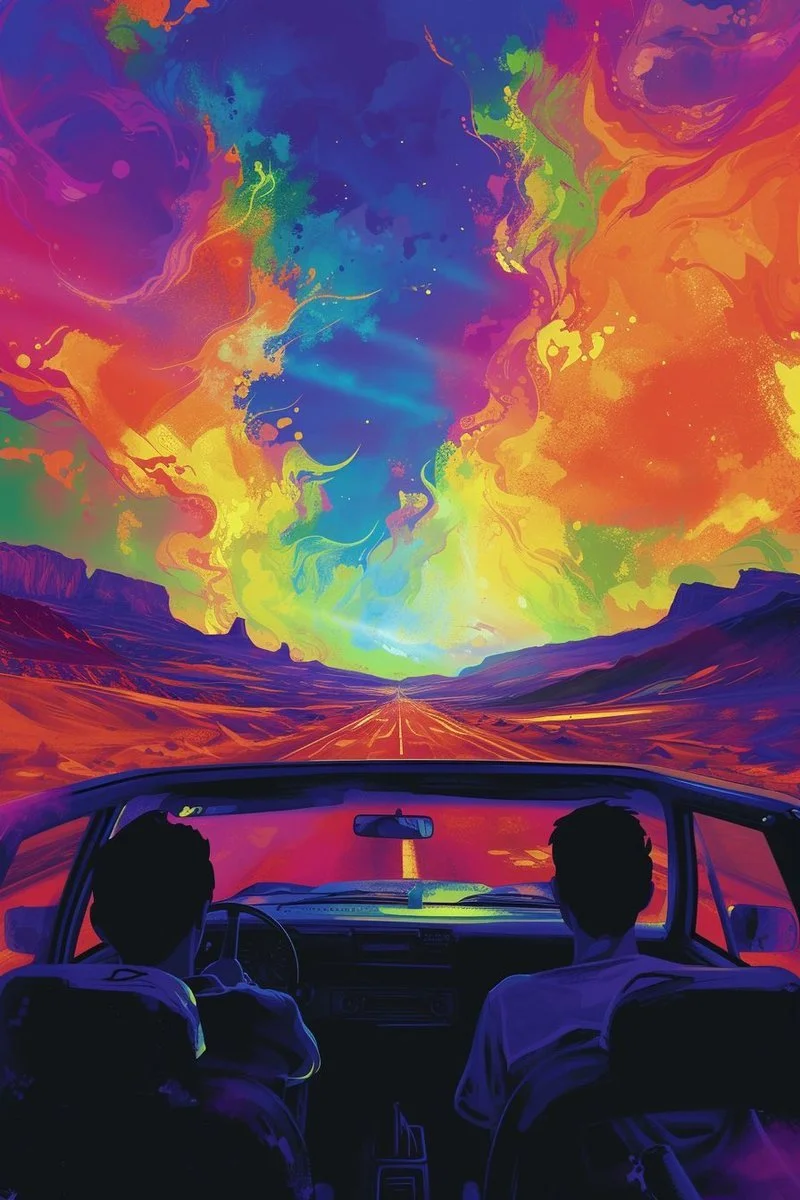 "We were somewhere around Barstow on the edge of the desert when the drugs began to take hold.” —Hunter S Thompson - Fear and Loathing in Las Vegas