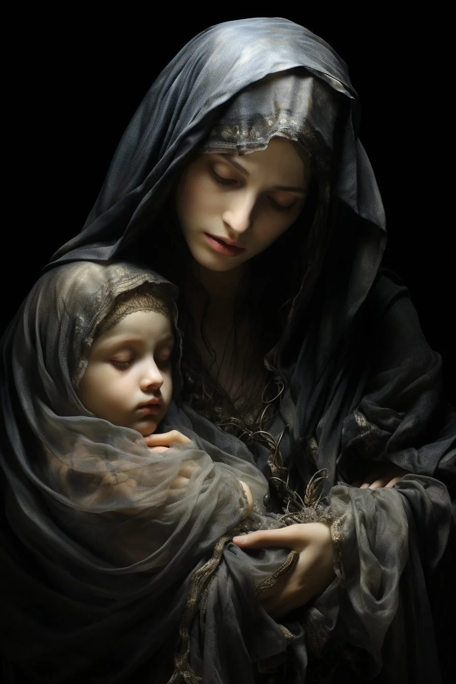 QT your Mother and Child art