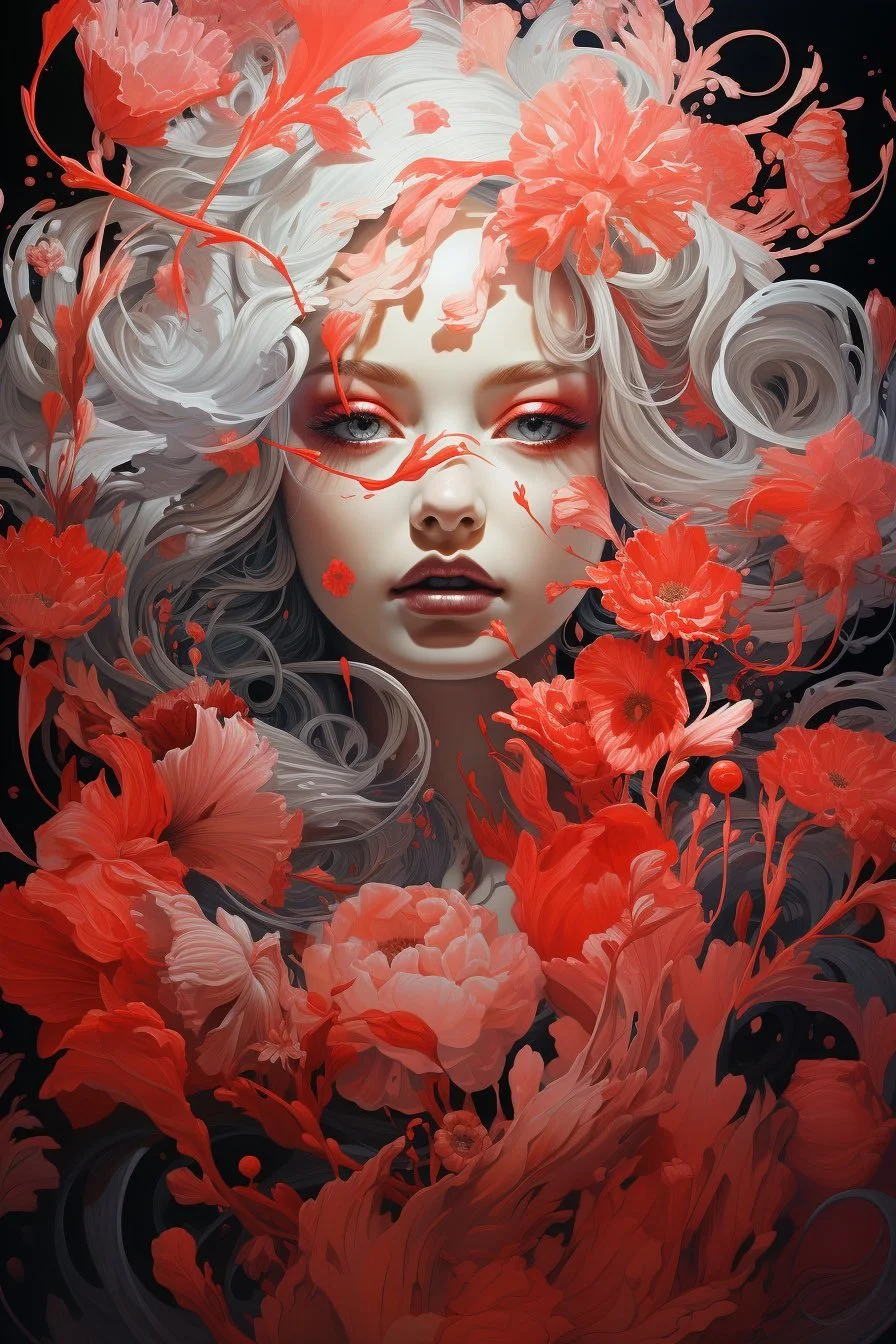 QT your Red and White art