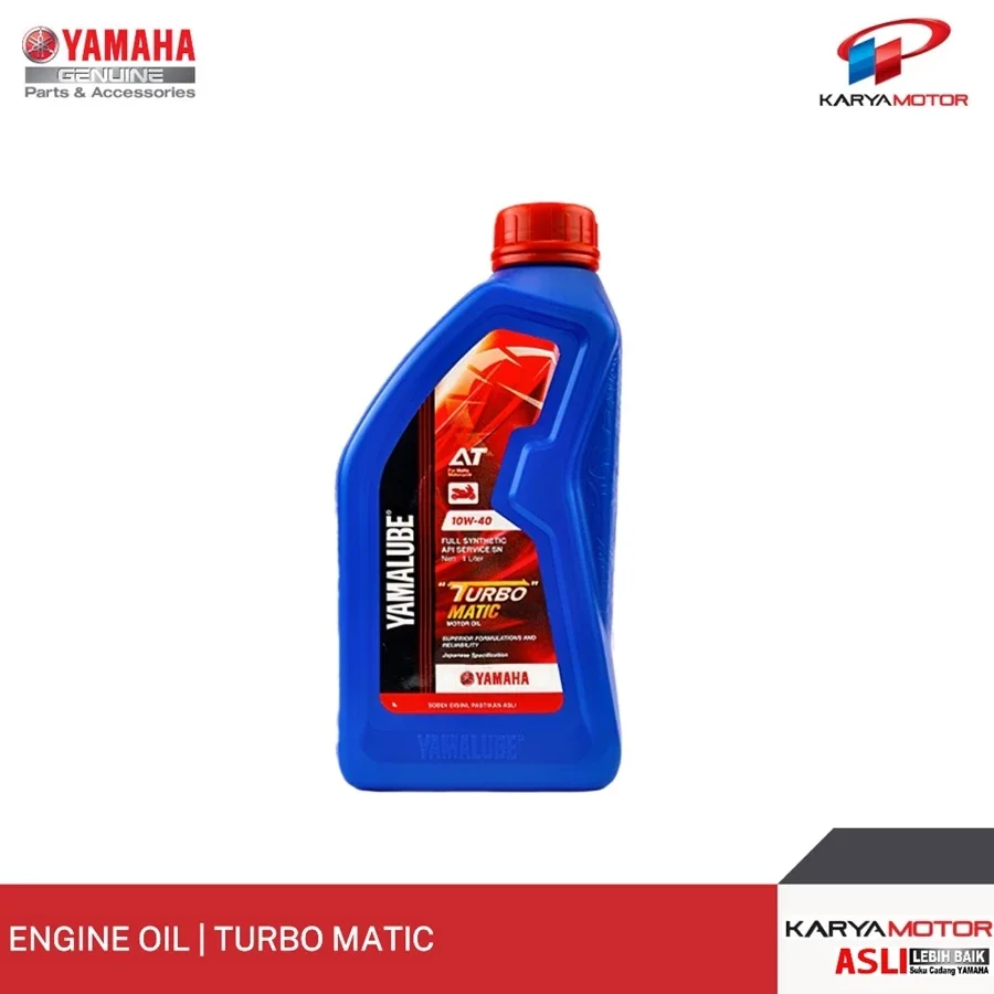 Yamalube Oli Mesin Motor Turbo Matic / Oil Full Synthetic 1L Matic 150cc