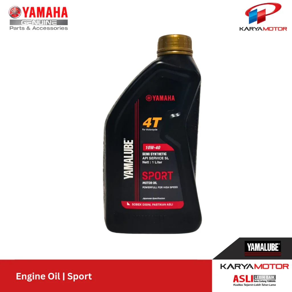 Yamalube Oli Mesin Motor Sport / Oil Semi Synthetic 1L 4 Tak 150cc