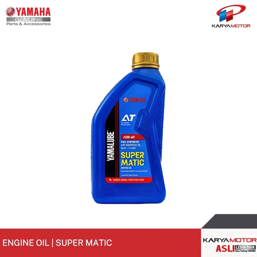 Yamalube Oli Mesin Motor Super Matic / Oil Full Synthetic 1L Matic 150cc