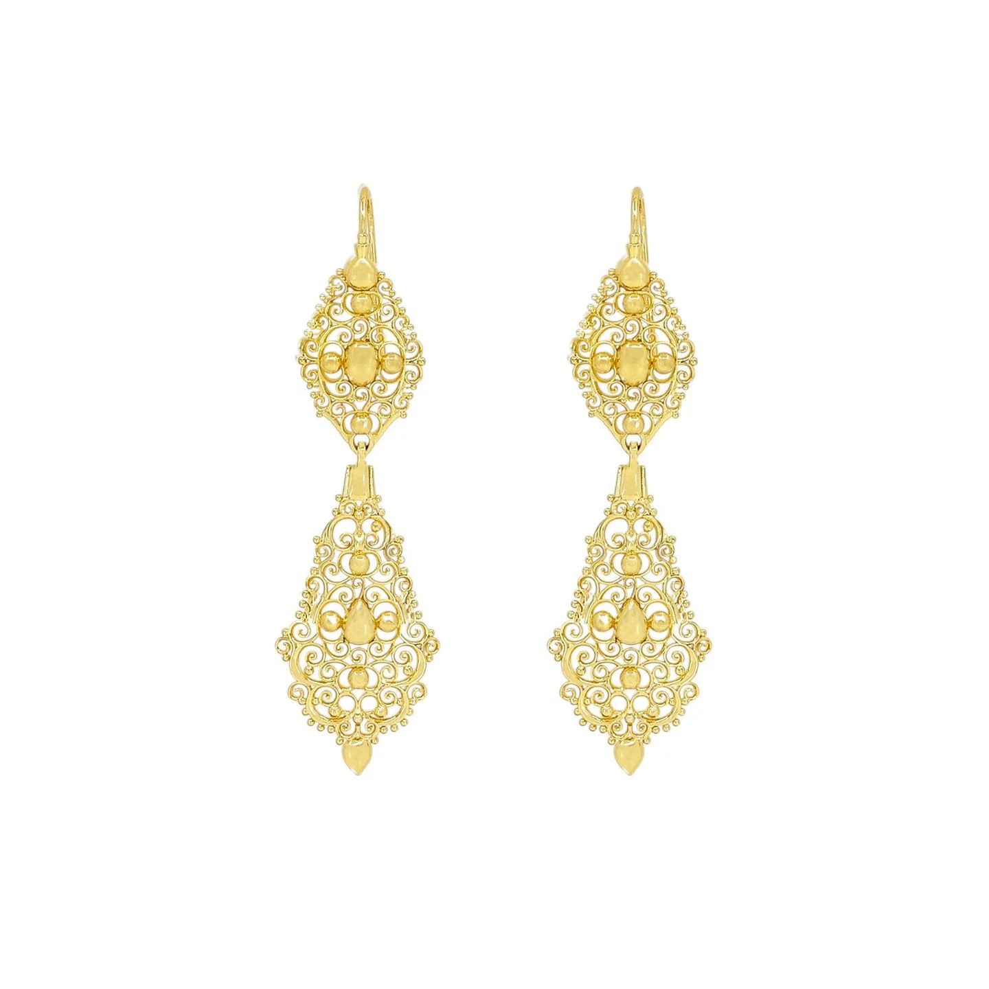 King Filigree Elegance Earrings