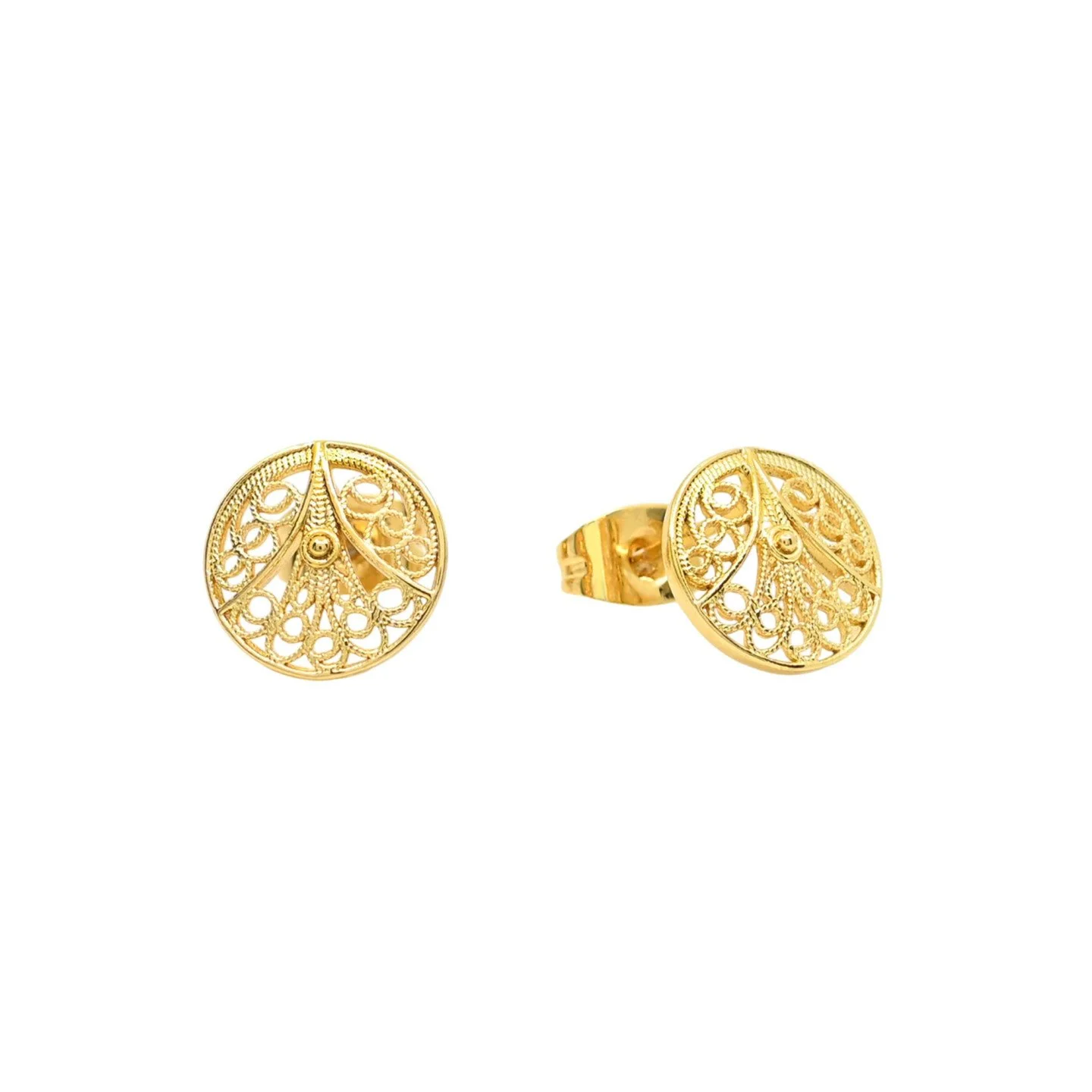 Portuguese Filigree round Earrings