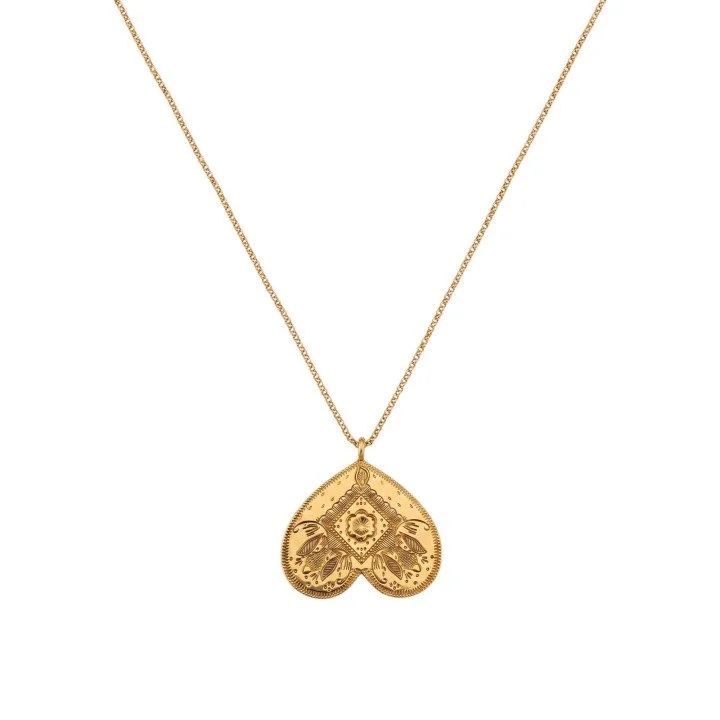 Butterfly Heart Necklace in Stainless Steel
