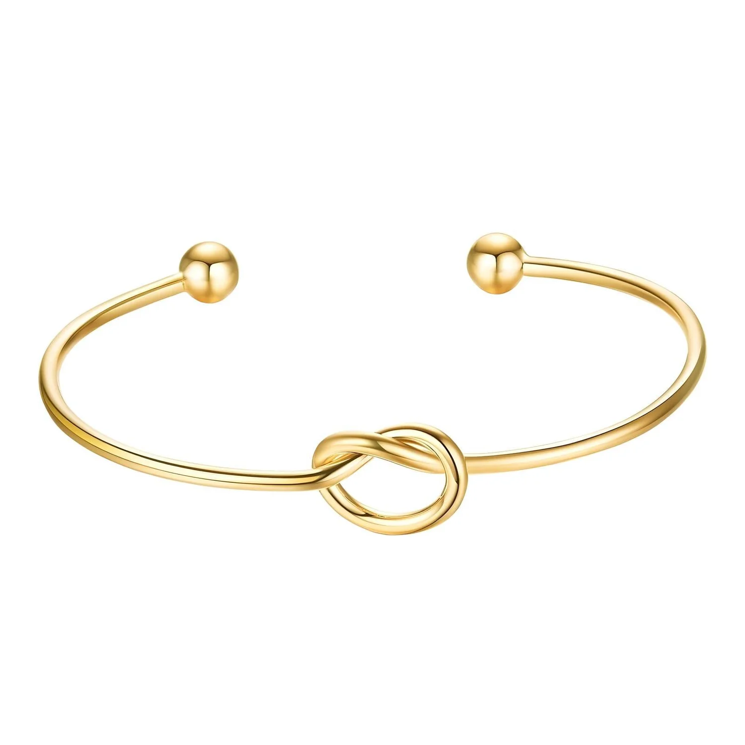 Santaku 18k combi eight knot bracelet
