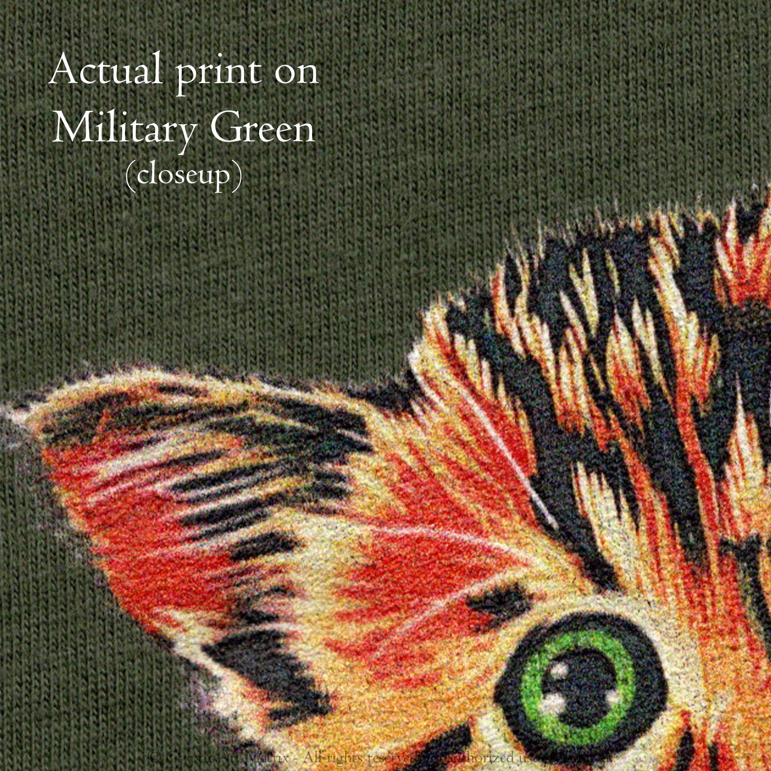 Furever Mine t-shirt print closeup zoom