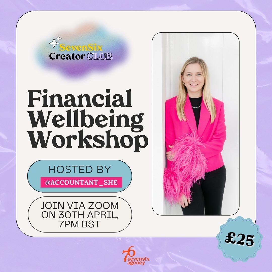 Raise your hand if you&rsquo;ve ever felt stressed about your finances ✋🏽

Get ready to level up your finance game with our latest online event, all about boosting your financial wellbeing and setting your creative business up for big wins. 

We&rsq
