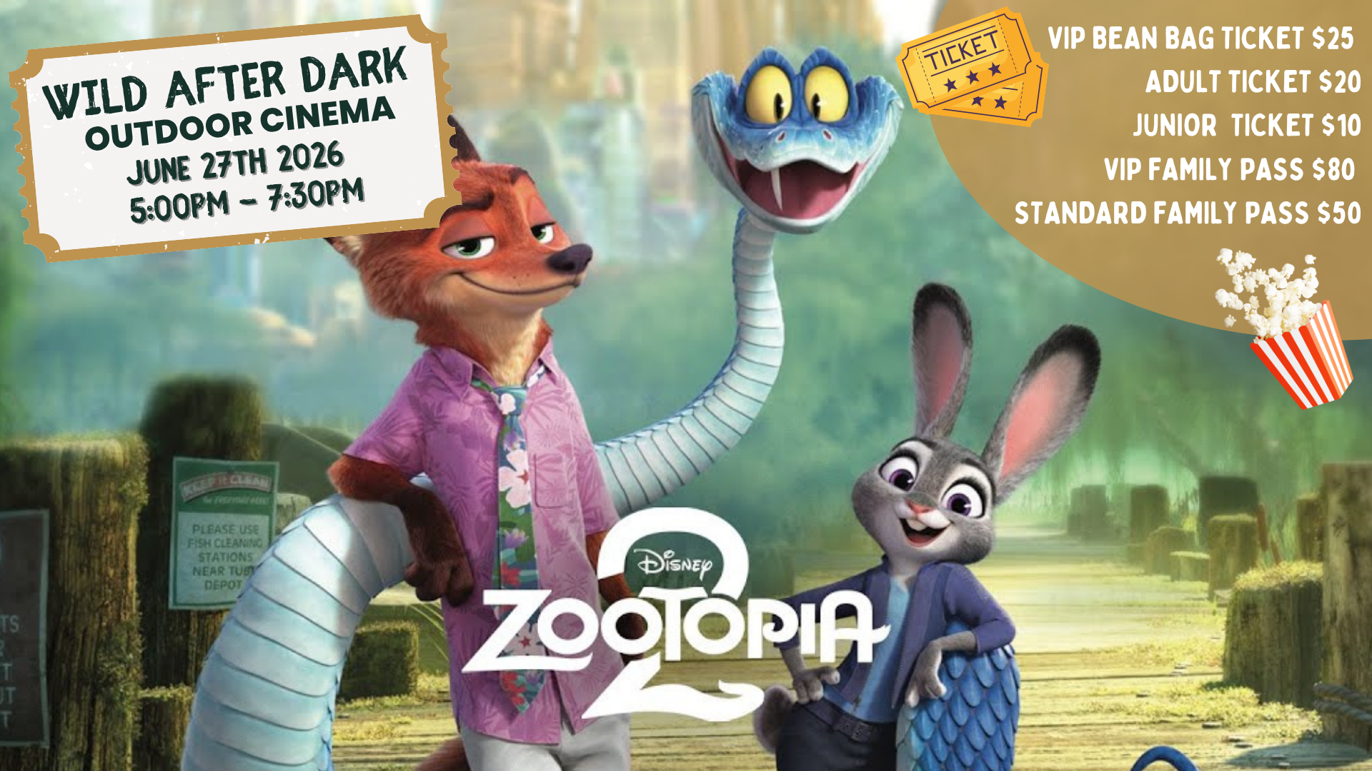 Zootopia 2 - Outdoor Cinema Night
