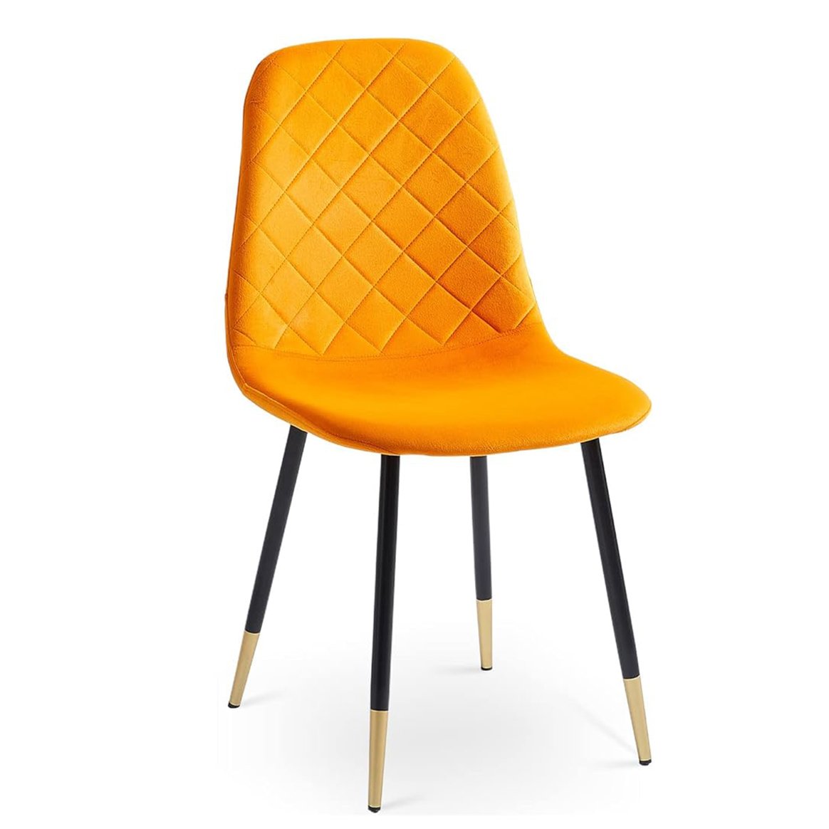 Eleanor Yellow Velvet Dining Chair