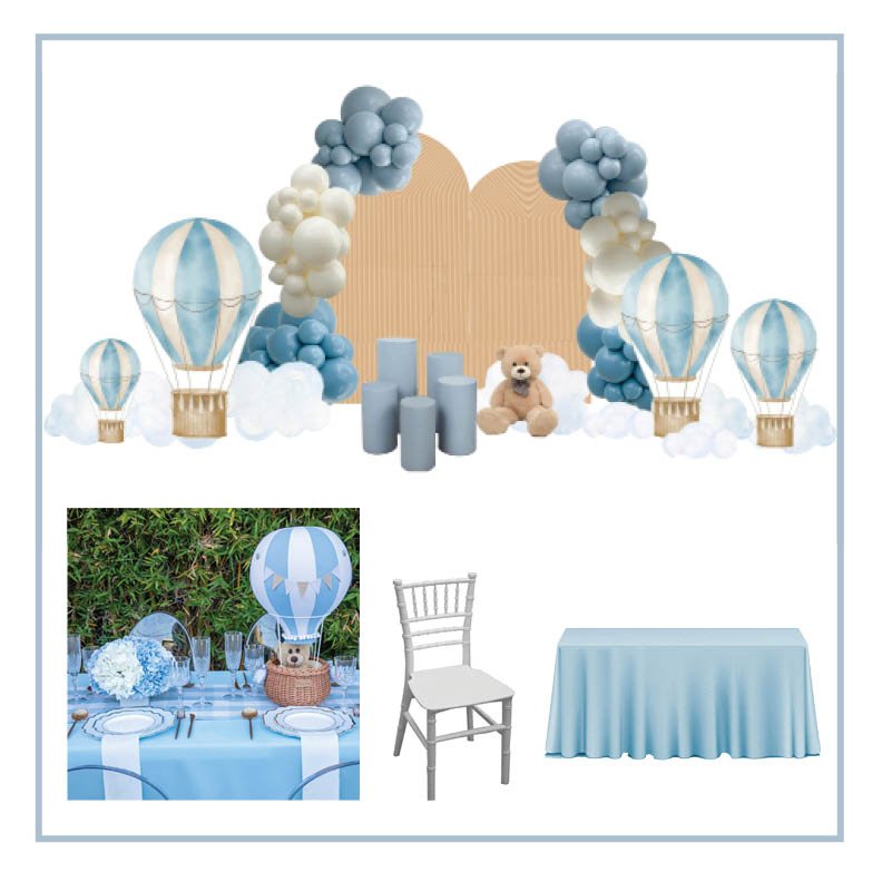 Hot Air Balloon Children Kids Party Rentals Package in Los Angeles & Orange County - Perfect for kid children's party